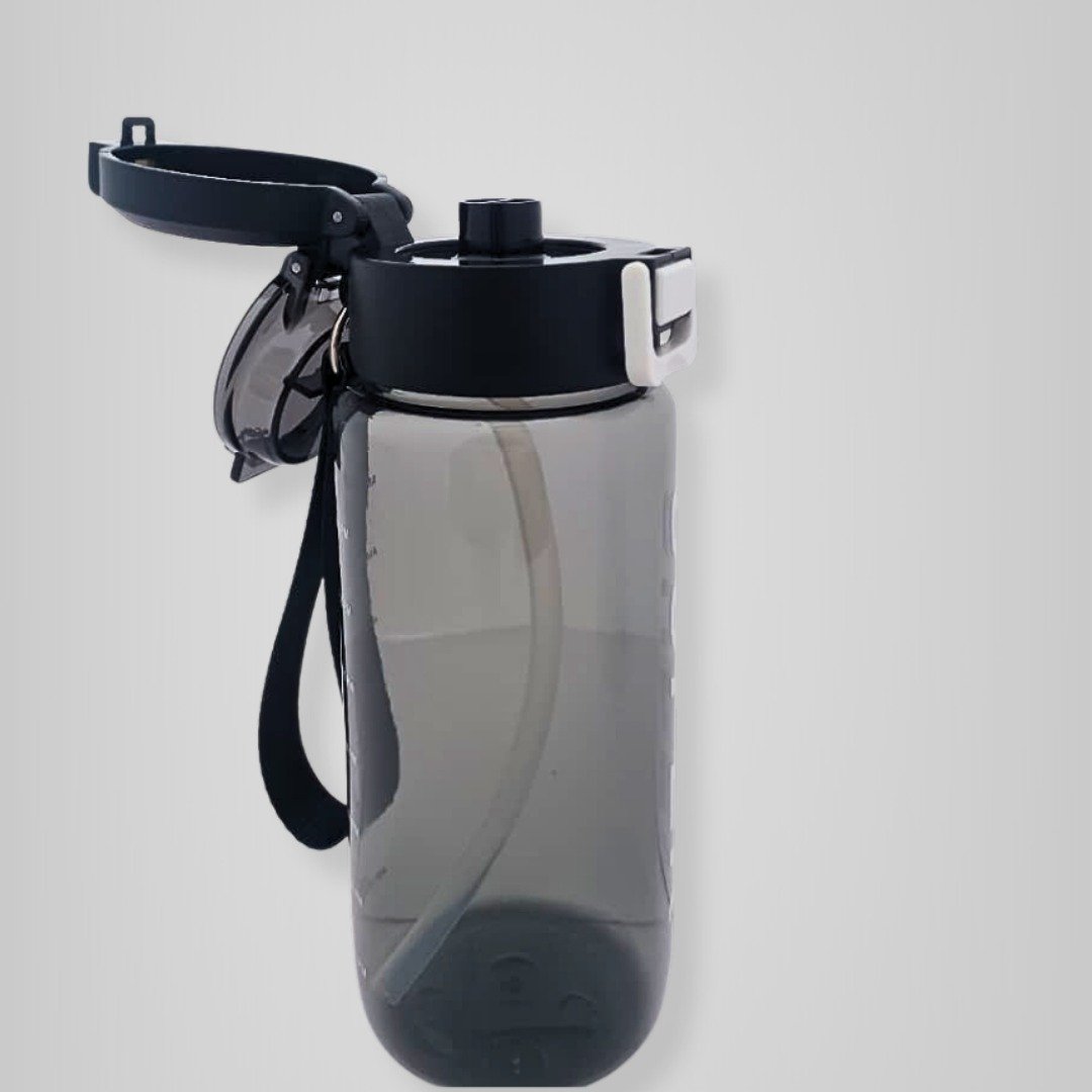 Black transparent sipper bottle under 400