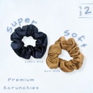 Metallic Scrunchies