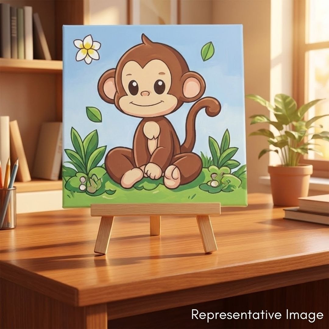 Ready to paint canvas kit for kids