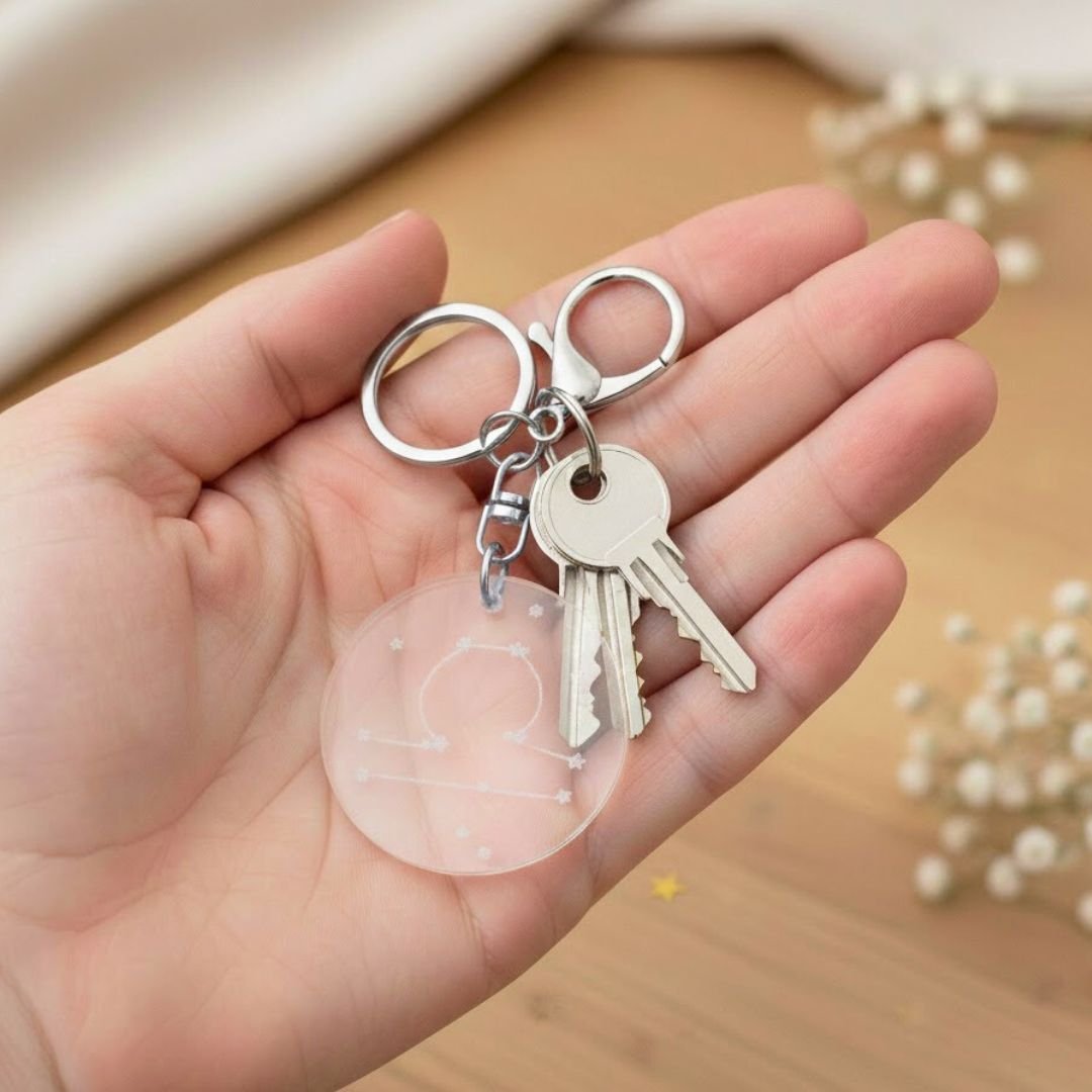 Libra key chains for women