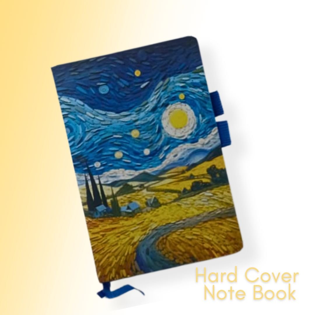 Van Gogh inspired Starry nights note book