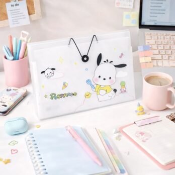 accordion document folder with index tabs