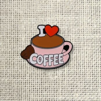 I Love Coffee Enamel Pin