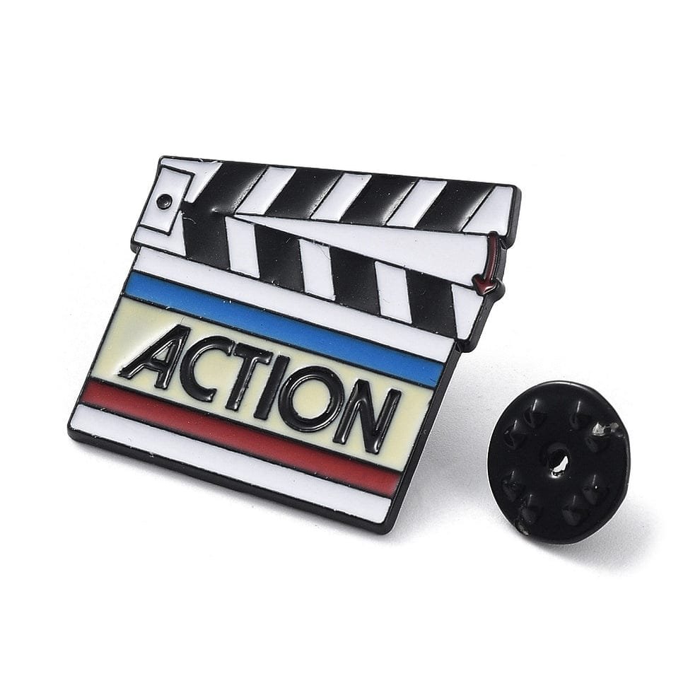 enamel pin for movie lovers