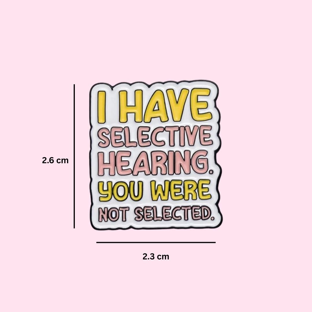 Funny meme enamel badge for backpacks