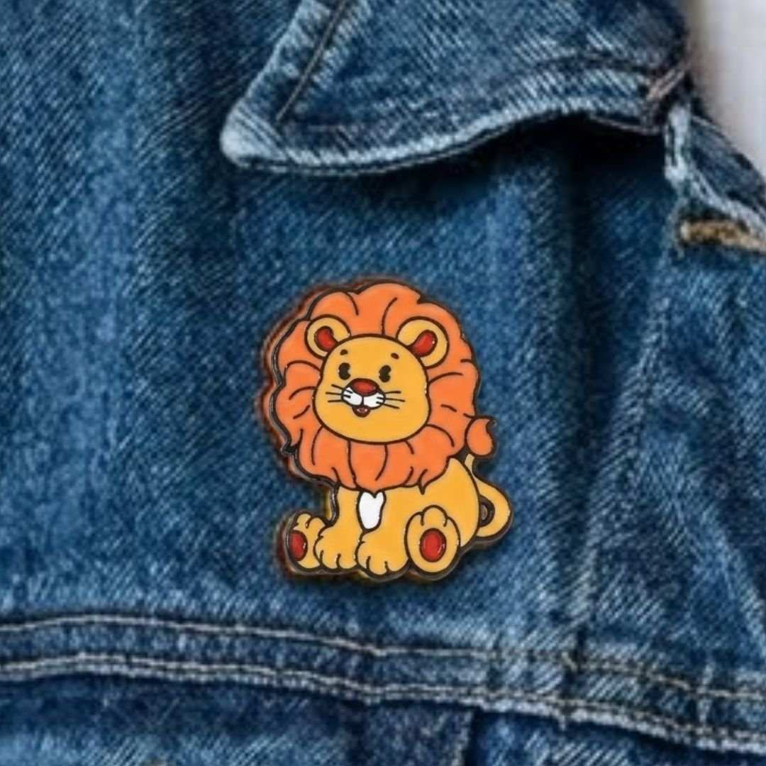 Cartoon Animal Lapel Pin Metal Badge – buy online India