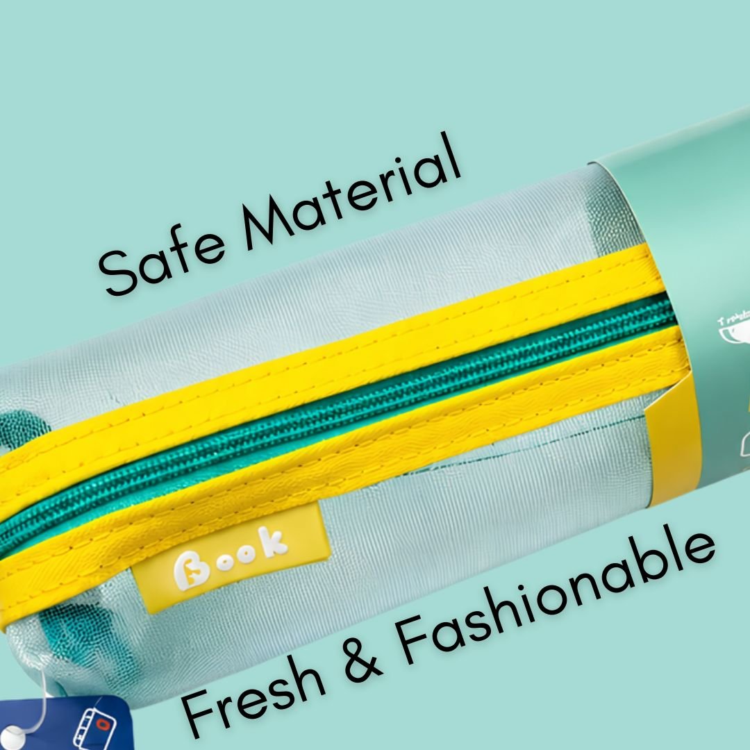 Transparent stationery pouch for students