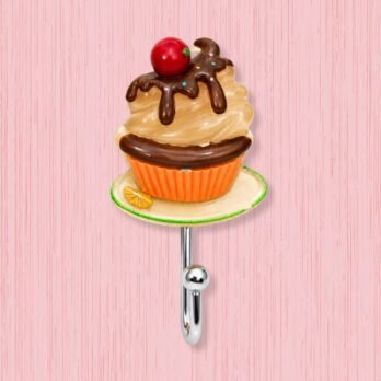 Chocolate Drip Cupcake Self-Adhesive Wall Hook — No Drill 5KG