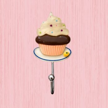 Cupcake Wall Hook – Cute Self Adhesive Decorative Key Holder