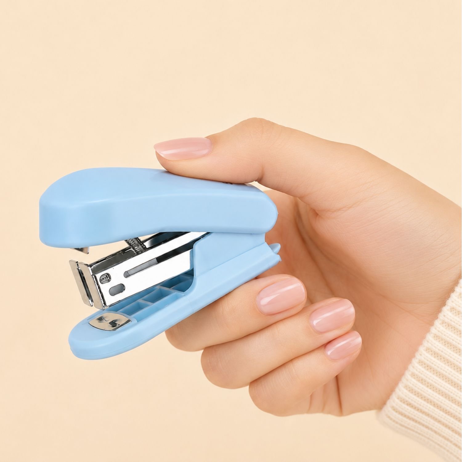 Blue Unicorn Mini Stapler with Staples | Cute Desk Stapler Set - Image 4