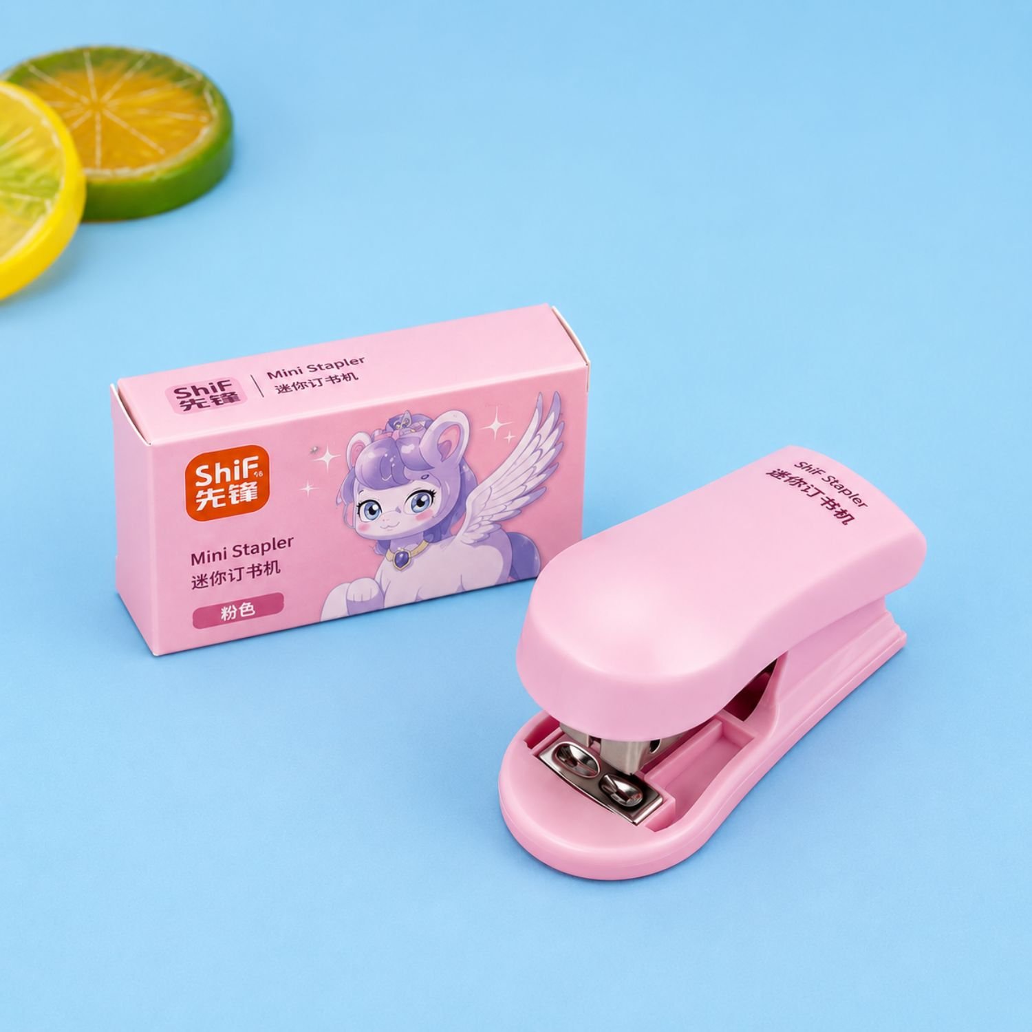 Pink Princess Pony Stapler Set | Cute Mini Stapler with Staples - Image 2
