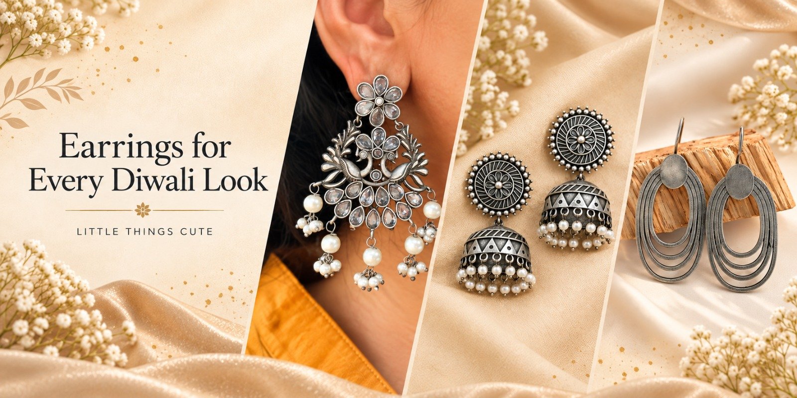 Read more about the article Earrings for Diwali Outfits: A Styling Guide | Little Things Cute